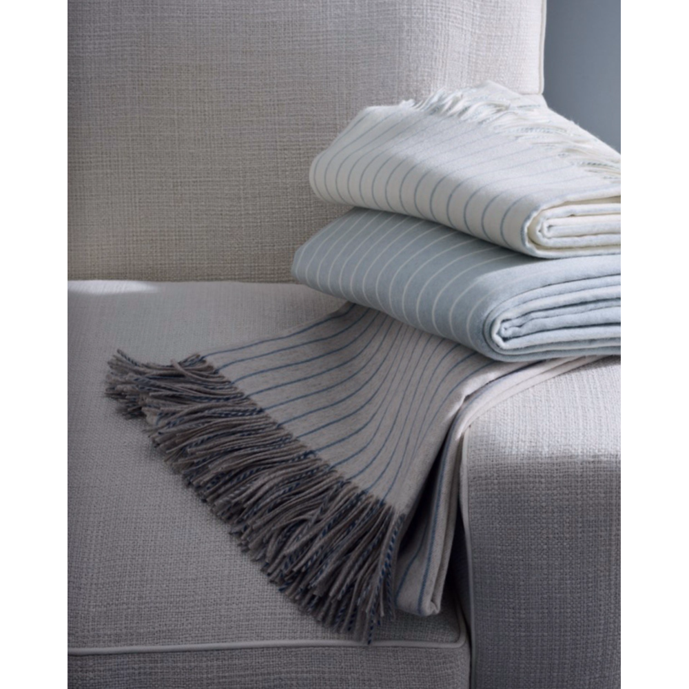 Плед GESSATO Malachite-Shaded White Loro Piana Interiors, стоимость 283 500 руб.  Фотография 2